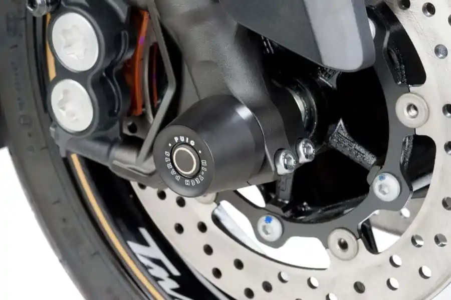 Puig voorzijde as valdoppen Triumph Thruxton 1200 / R (2016-) Op = Op